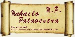 Mahailo Palavestra vizit kartica